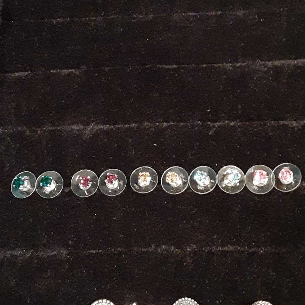 Swarovski stud earrings